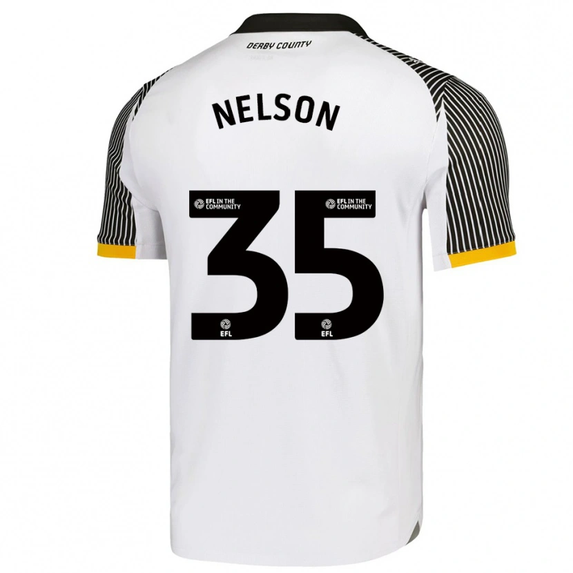 Danxen Herren Curtis Nelson #35 Weiß Schwarz Heimtrikot Trikot 2025/26 T-Shirt