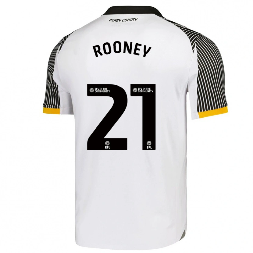 Danxen Herren Jake Rooney #21 Weiß Schwarz Heimtrikot Trikot 2025/26 T-Shirt