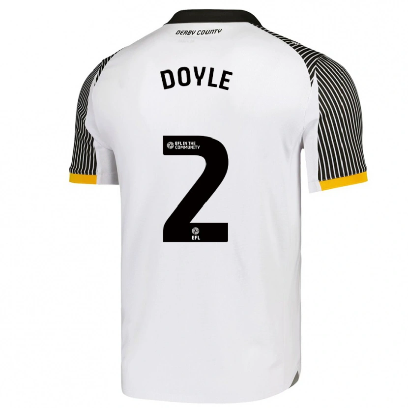 Danxen Herren Aj Doyle #2 Weiß Schwarz Heimtrikot Trikot 2025/26 T-Shirt