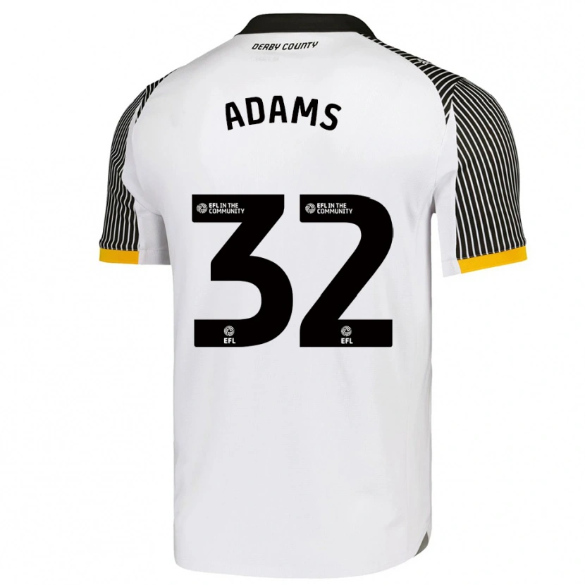 Danxen Herren Ebou Adams #32 Weiß Schwarz Heimtrikot Trikot 2025/26 T-Shirt