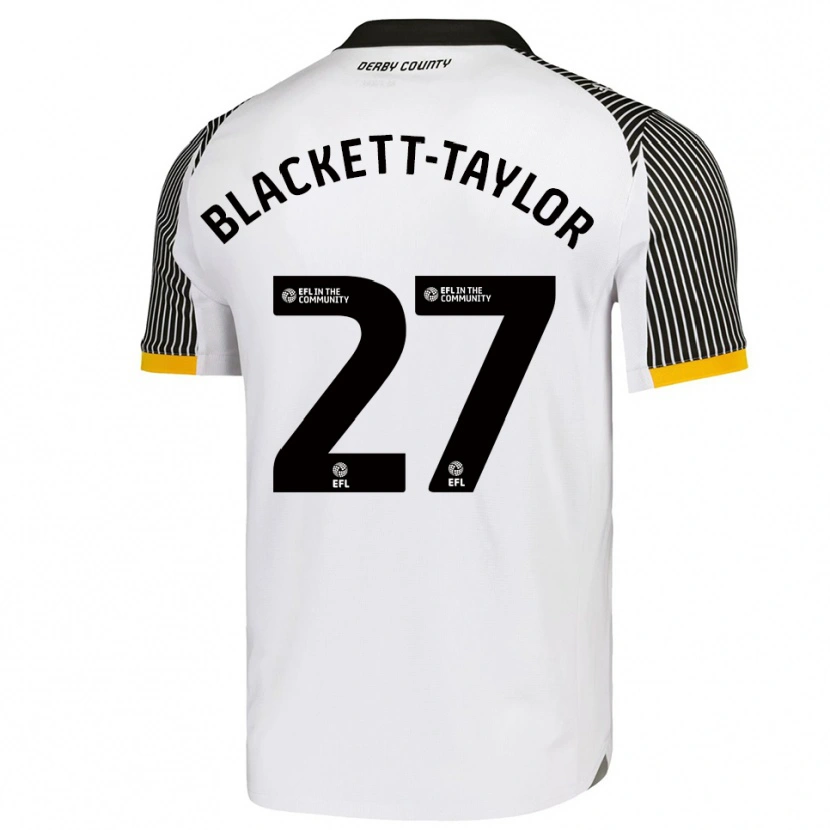 Danxen Herren Corey Blackett-Taylor #27 Weiß Schwarz Heimtrikot Trikot 2025/26 T-Shirt