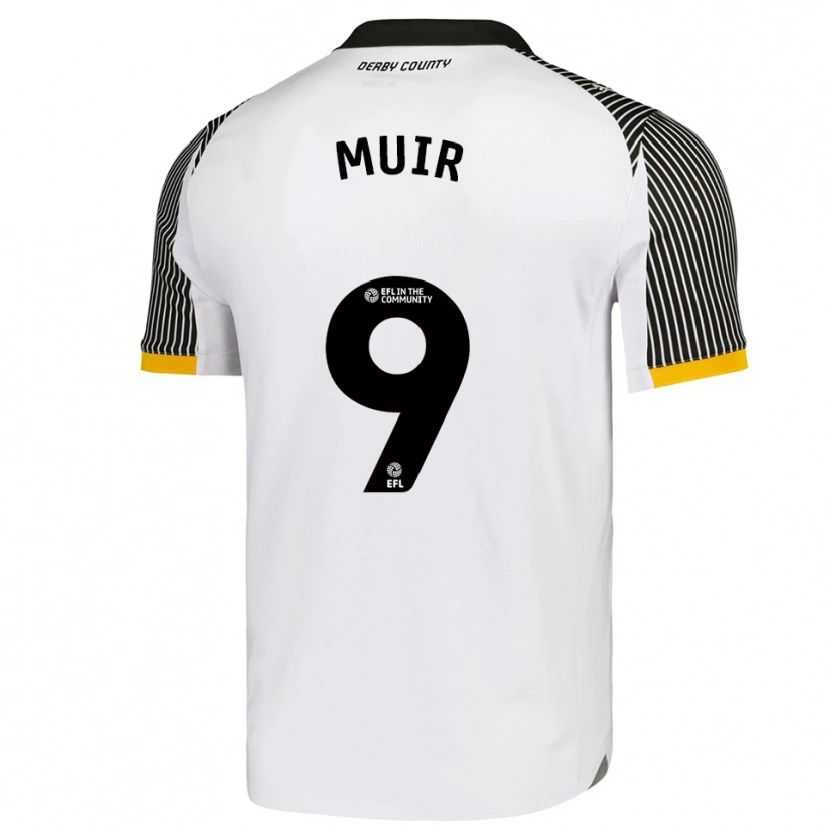 Danxen Herren Chene Muir #9 Weiß Schwarz Heimtrikot Trikot 2025/26 T-Shirt