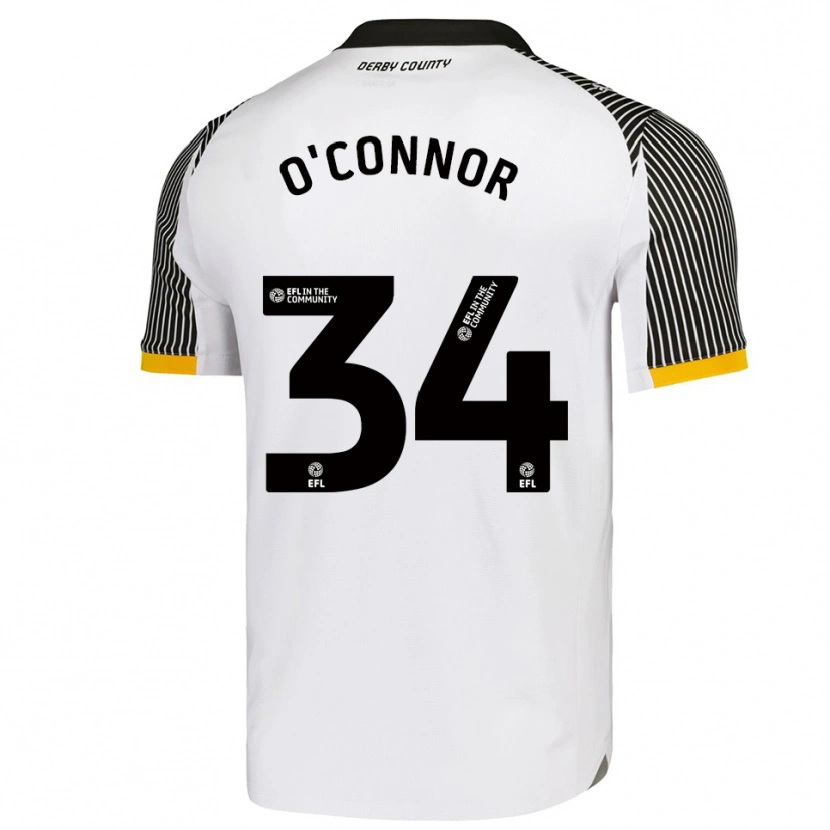 Danxen Herren Dolcie O'connor #34 Weiß Schwarz Heimtrikot Trikot 2025/26 T-Shirt