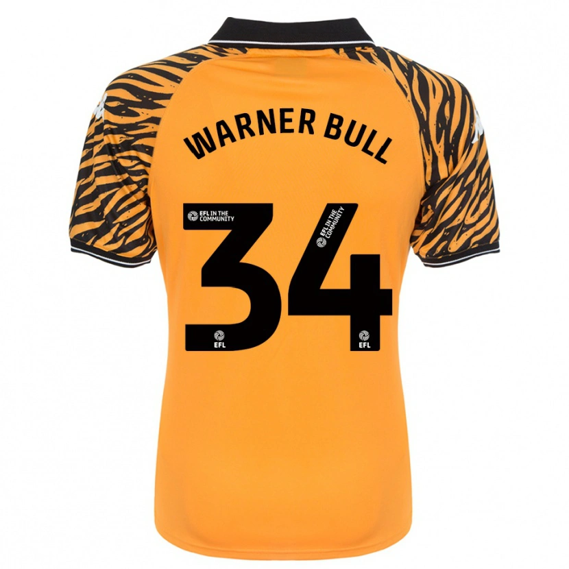 Danxen Herren Lucy Warner-Bull #34 Orange Schwarz Heimtrikot Trikot 2025/26 T-Shirt