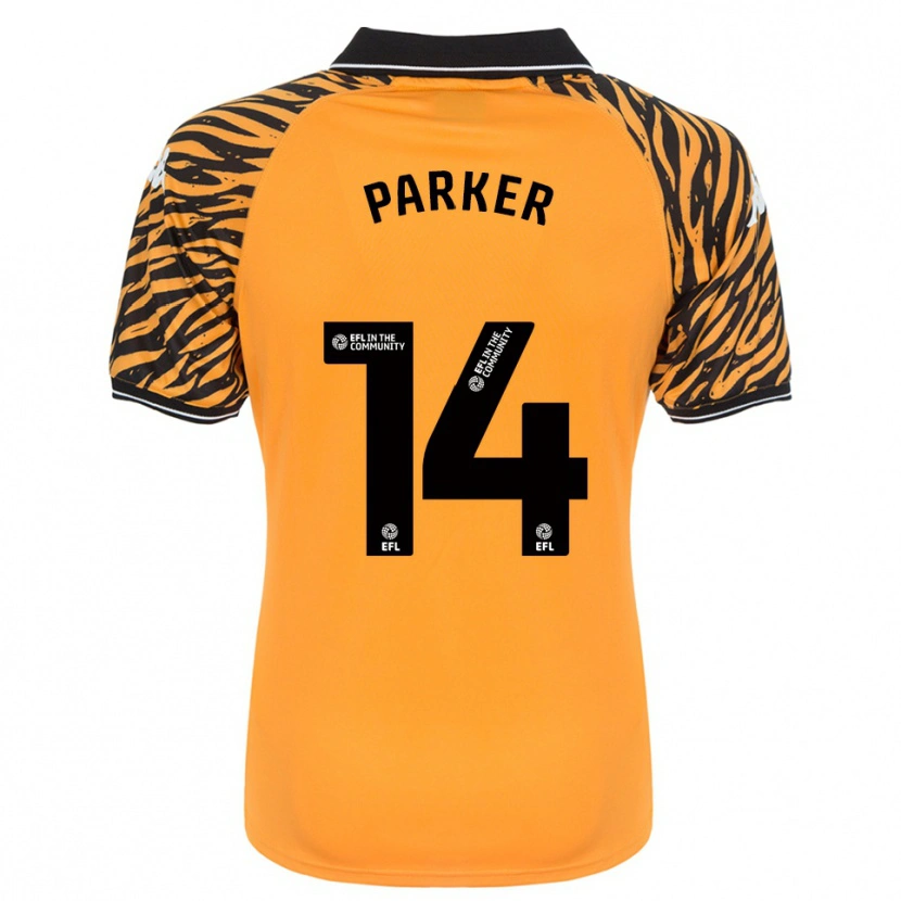 Danxen Herren Hugh Parker #14 Orange Schwarz Heimtrikot Trikot 2025/26 T-Shirt