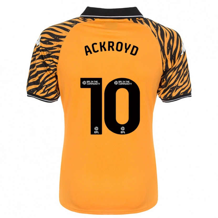 Danxen Herren Rachael Ackroyd #10 Orange Schwarz Heimtrikot Trikot 2025/26 T-Shirt