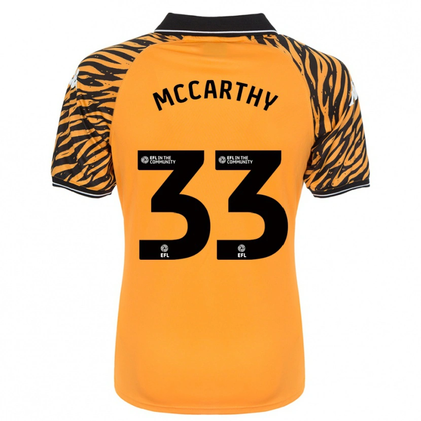 Danxen Herren Cathal Mccarthy #33 Orange Schwarz Heimtrikot Trikot 2025/26 T-Shirt