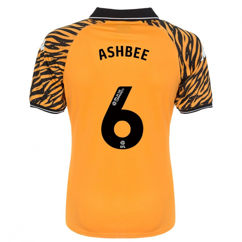 Danxen Herren Stanley Ashbee #6 Orange Schwarz Heimtrikot Trikot 2025/26 T-Shirt