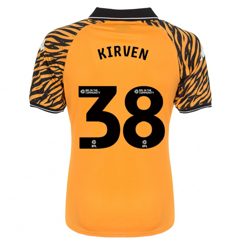 Danxen Herren Tess Kirven #38 Orange Schwarz Heimtrikot Trikot 2025/26 T-Shirt