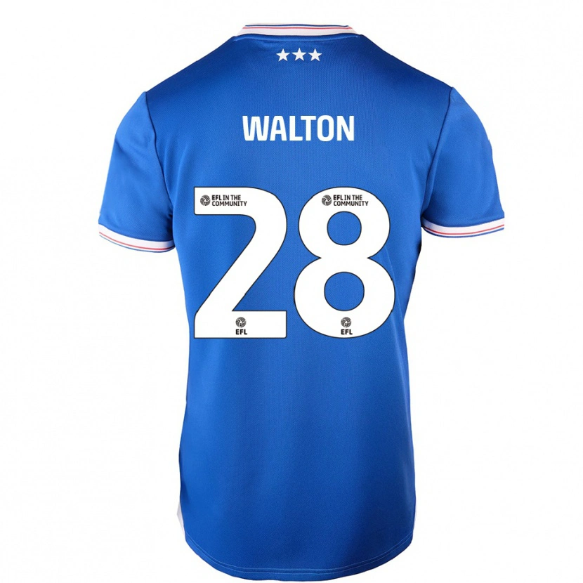 Danxen Herren Christian Walton #28 Blau Weiß Heimtrikot Trikot 2025/26 T-Shirt