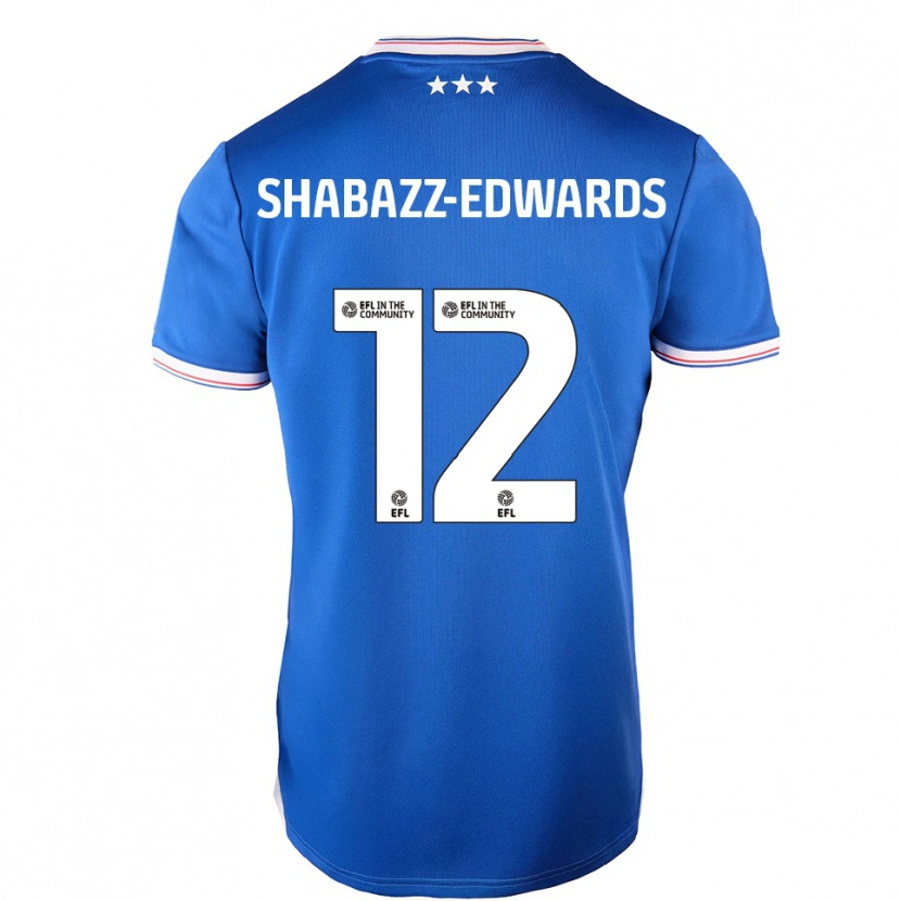 Danxen Herren Walker Shabazz-Edwards #12 Blau Weiß Heimtrikot Trikot 2025/26 T-Shirt