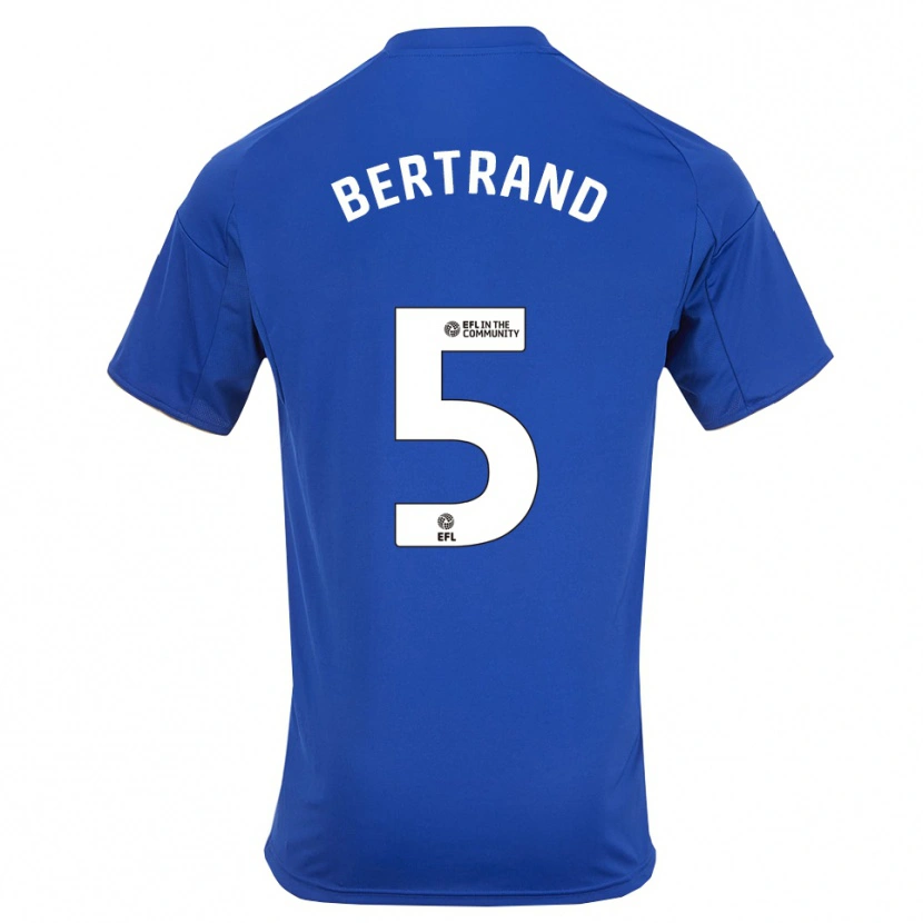 Danxen Herren Ryan Bertrand #5 Blau Gold Heimtrikot Trikot 2025/26 T-Shirt