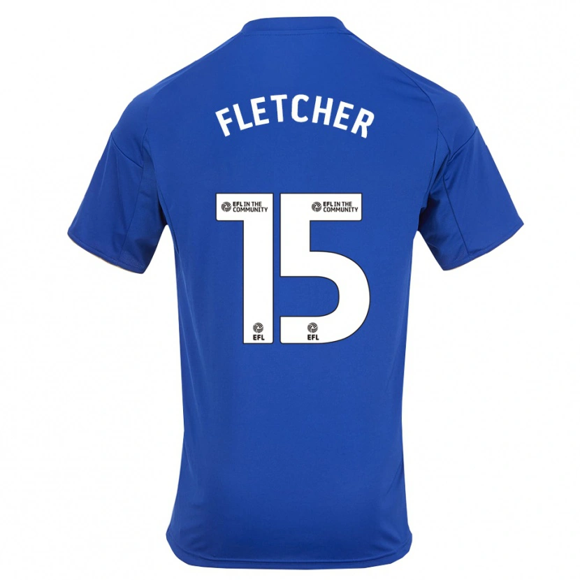 Danxen Herren Jake Fletcher #15 Blau Gold Heimtrikot Trikot 2025/26 T-Shirt