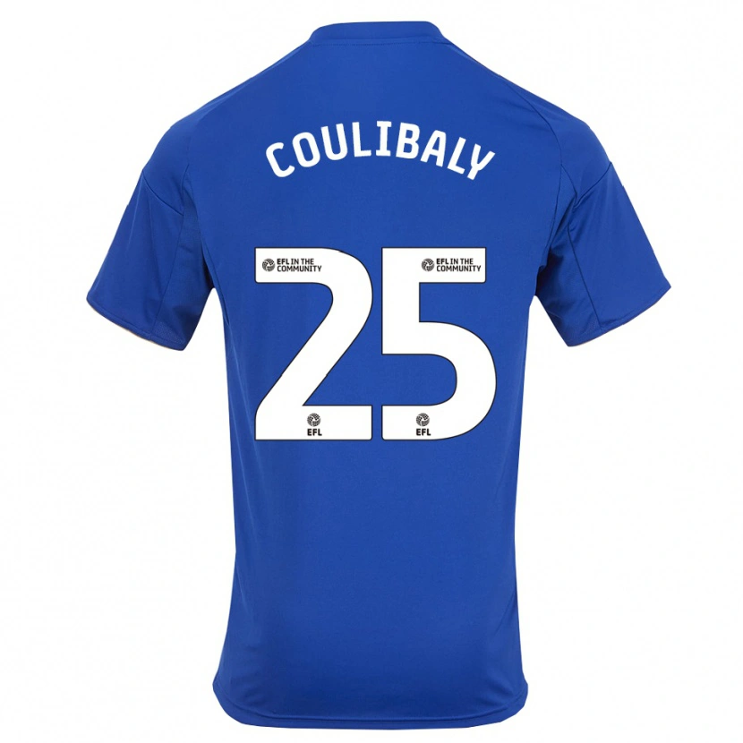 Danxen Herren Woyo Coulibaly #25 Blau Gold Heimtrikot Trikot 2025/26 T-Shirt