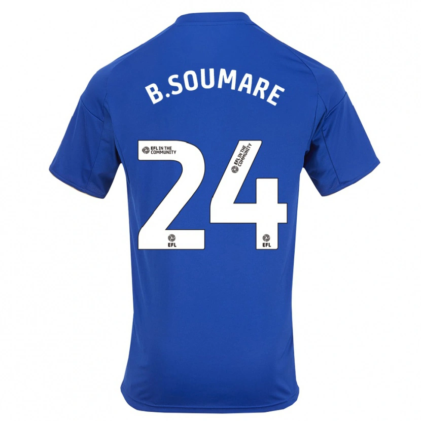 Danxen Herren Boubakary Soumaré #24 Blau Gold Heimtrikot Trikot 2025/26 T-Shirt