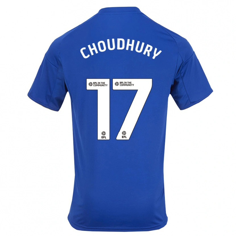 Danxen Herren Hamza Choudhury #17 Blau Gold Heimtrikot Trikot 2025/26 T-Shirt