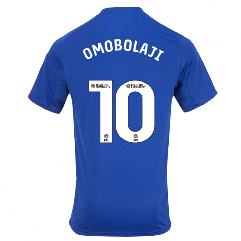 Danxen Herren Laolu Omobolaji #10 Blau Gold Heimtrikot Trikot 2025/26 T-Shirt