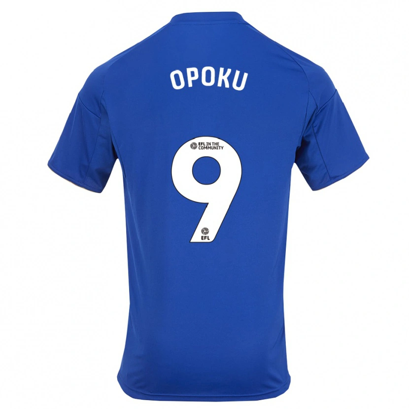 Danxen Herren Nathaniel Opoku #9 Blau Gold Heimtrikot Trikot 2025/26 T-Shirt