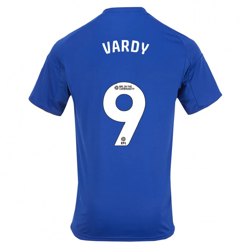 Danxen Herren Jamie Vardy #9 Blau Gold Heimtrikot Trikot 2025/26 T-Shirt