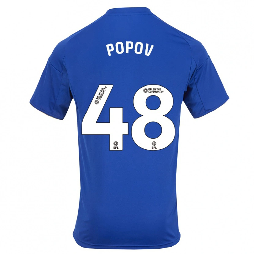 Danxen Herren Chris Popov #48 Blau Gold Heimtrikot Trikot 2025/26 T-Shirt