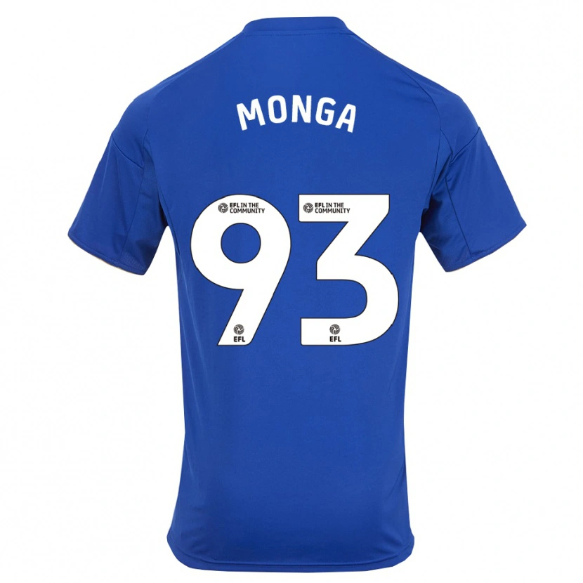 Danxen Herren Jeremy Monga #93 Blau Gold Heimtrikot Trikot 2025/26 T-Shirt