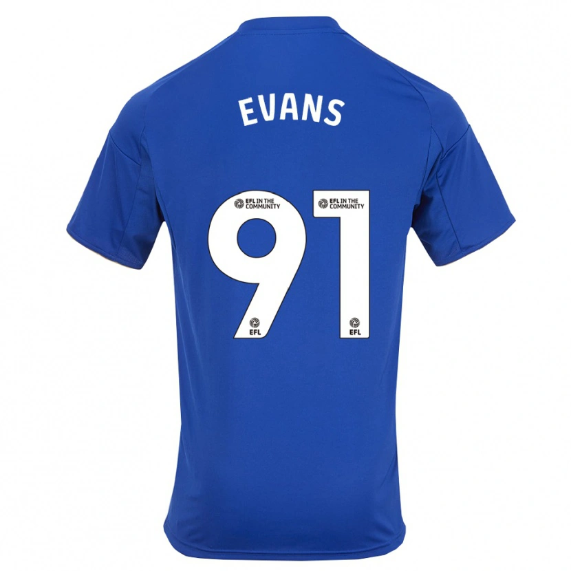 Danxen Herren Jake Evans #91 Blau Gold Heimtrikot Trikot 2025/26 T-Shirt