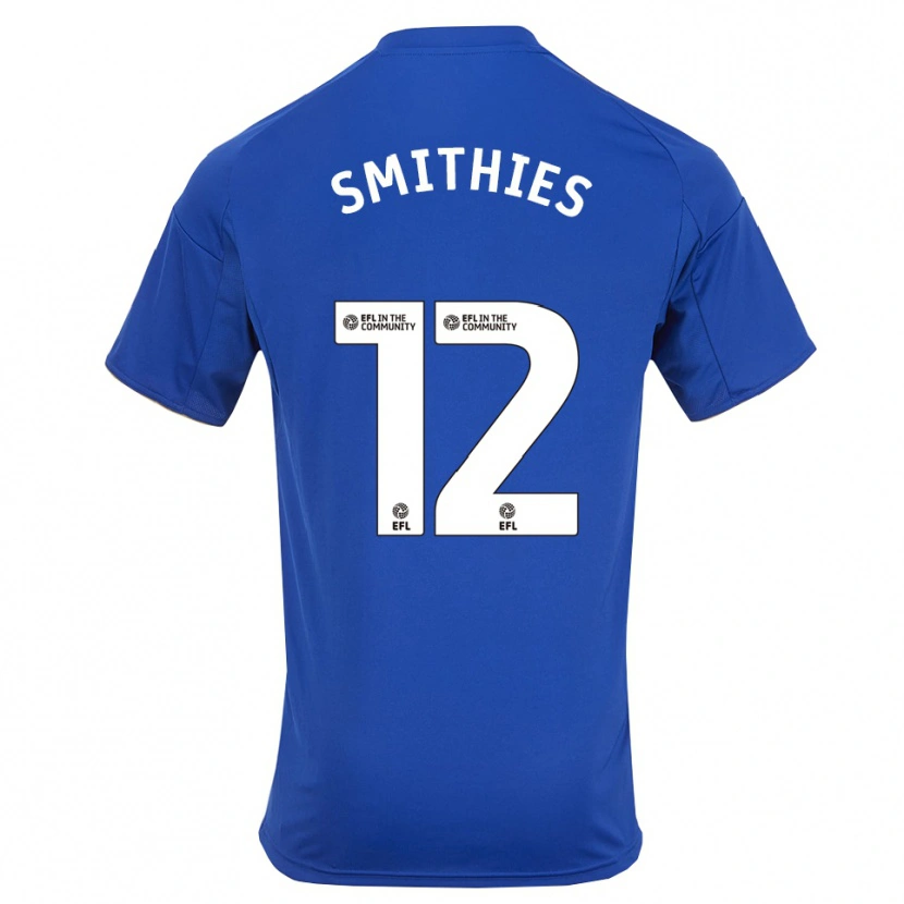 Danxen Herren Alex Smithies #12 Blau Gold Heimtrikot Trikot 2025/26 T-Shirt