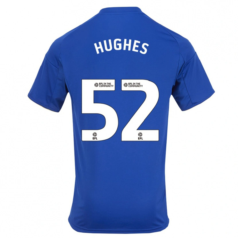 Danxen Herren Iestyn Hughes #52 Blau Gold Heimtrikot Trikot 2025/26 T-Shirt