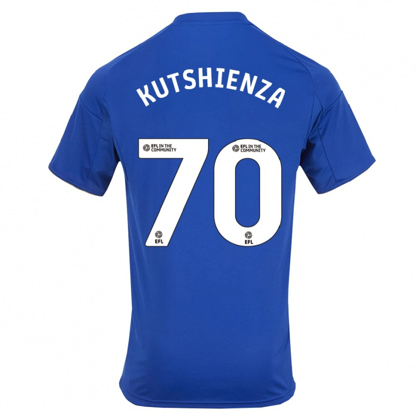 Danxen Herren Jesper Kutshienza #70 Blau Gold Heimtrikot Trikot 2025/26 T-Shirt