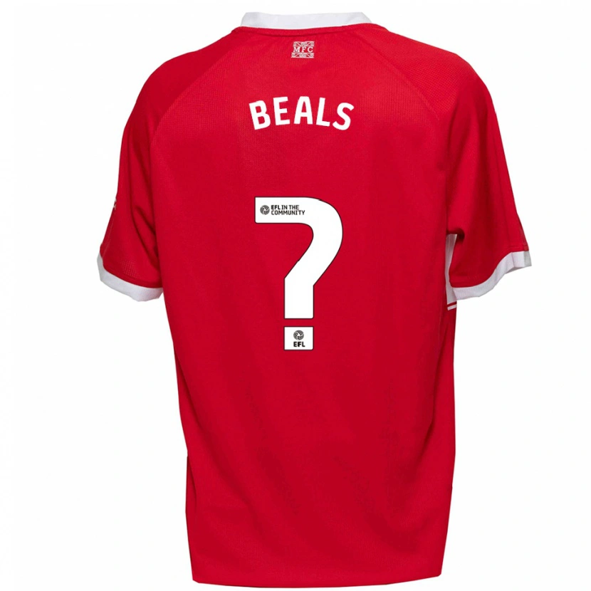 Danxen Herren Ben Beals #0 Rot Weiß Heimtrikot Trikot 2025/26 T-Shirt