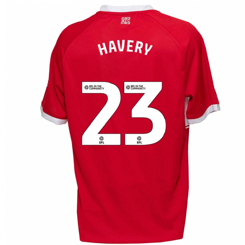 Danxen Herren Nicole Havery #23 Rot Weiß Heimtrikot Trikot 2025/26 T-Shirt