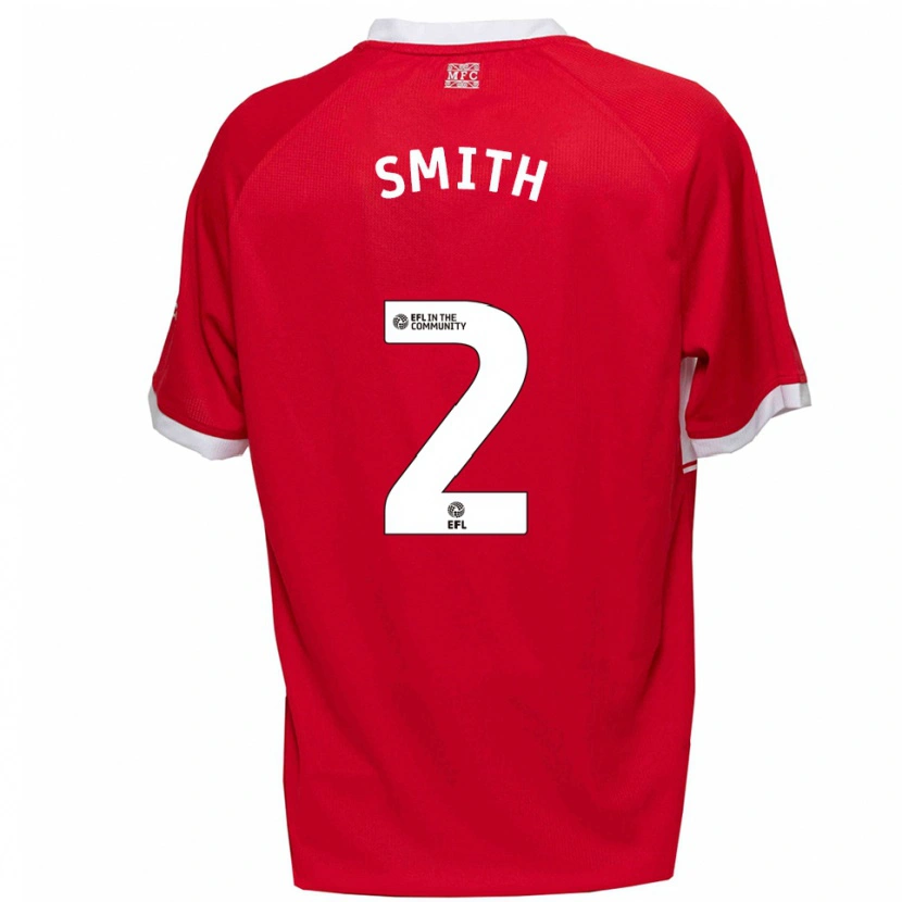 Danxen Herren Tommy Smith #2 Rot Weiß Heimtrikot Trikot 2025/26 T-Shirt