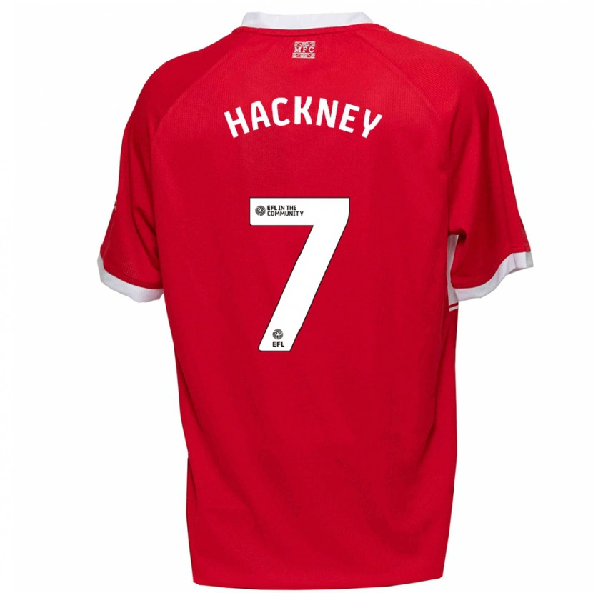 Danxen Herren Hayden Hackney #7 Rot Weiß Heimtrikot Trikot 2025/26 T-Shirt