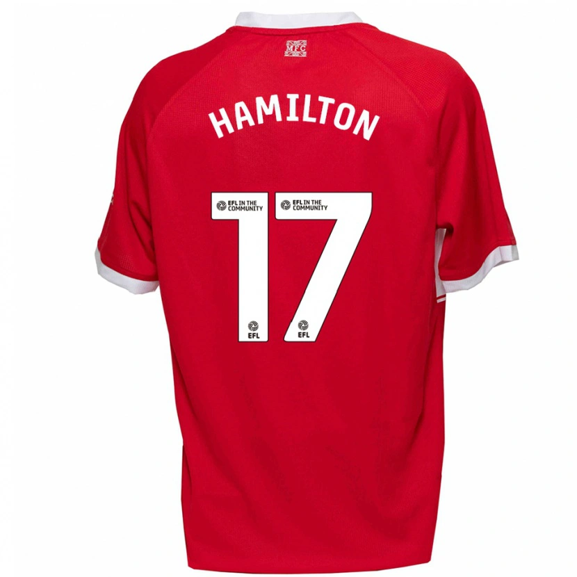 Danxen Herren Micah Hamilton #17 Rot Weiß Heimtrikot Trikot 2025/26 T-Shirt
