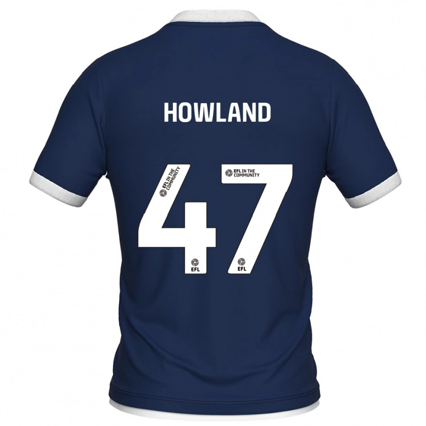 Danxen Herren Jack Howland #47 Marine Weiß Heimtrikot Trikot 2025/26 T-Shirt