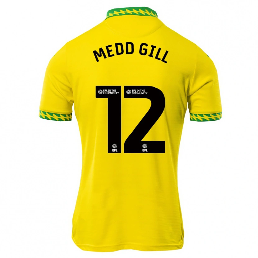 Danxen Herren Tamsin Medd-Gill #12 Weiß Grün Heimtrikot Trikot 2025/26 T-Shirt