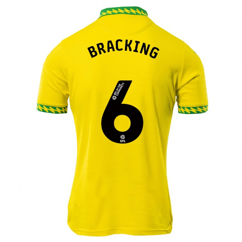 Danxen Herren Miles Bracking #6 Weiß Grün Heimtrikot Trikot 2025/26 T-Shirt