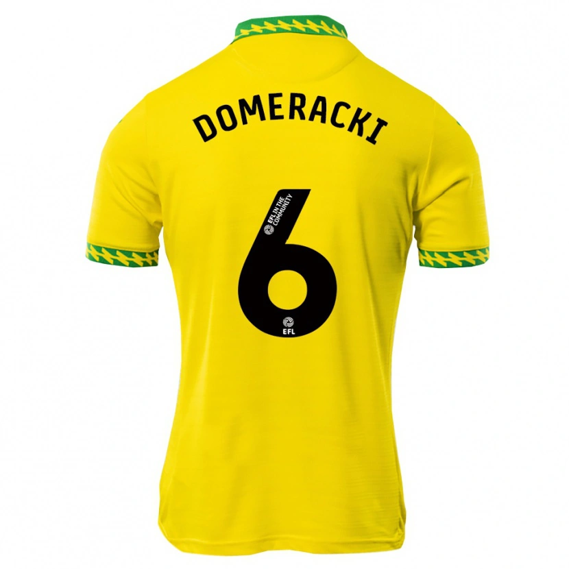 Danxen Herren Alan Domeracki #6 Weiß Grün Heimtrikot Trikot 2025/26 T-Shirt