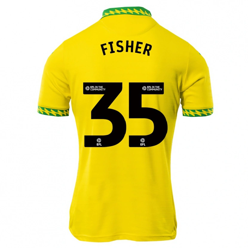 Danxen Herren Kellen Fisher #35 Weiß Grün Heimtrikot Trikot 2025/26 T-Shirt
