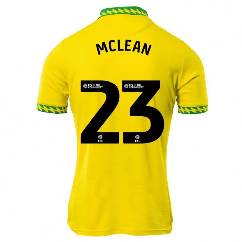 Danxen Herren Kenny Mclean #23 Weiß Grün Heimtrikot Trikot 2025/26 T-Shirt