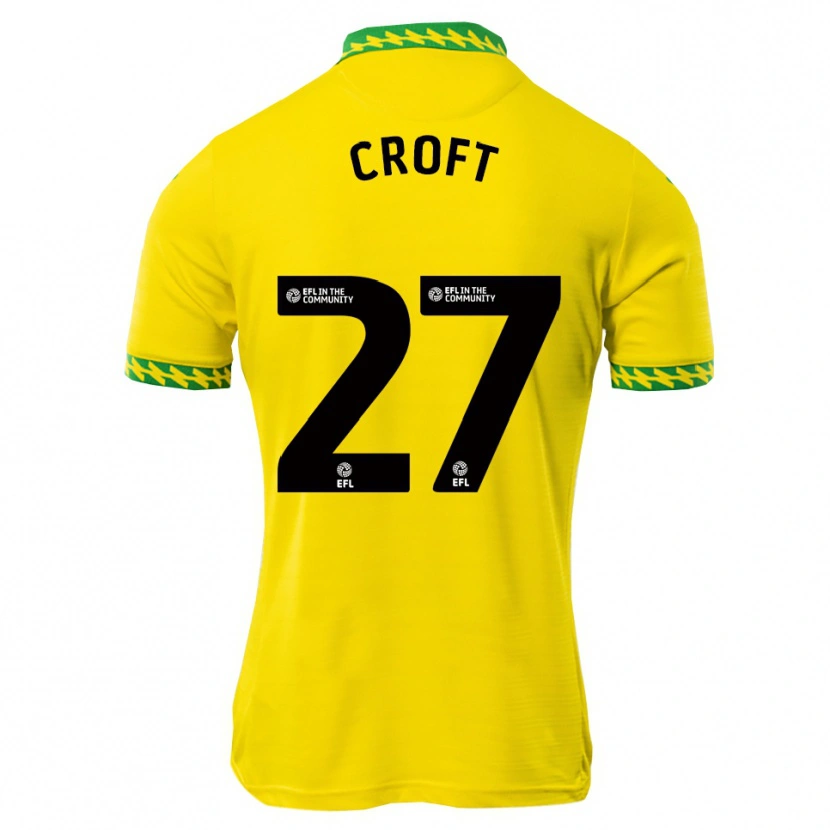 Danxen Herren Mary Croft #27 Weiß Grün Heimtrikot Trikot 2025/26 T-Shirt