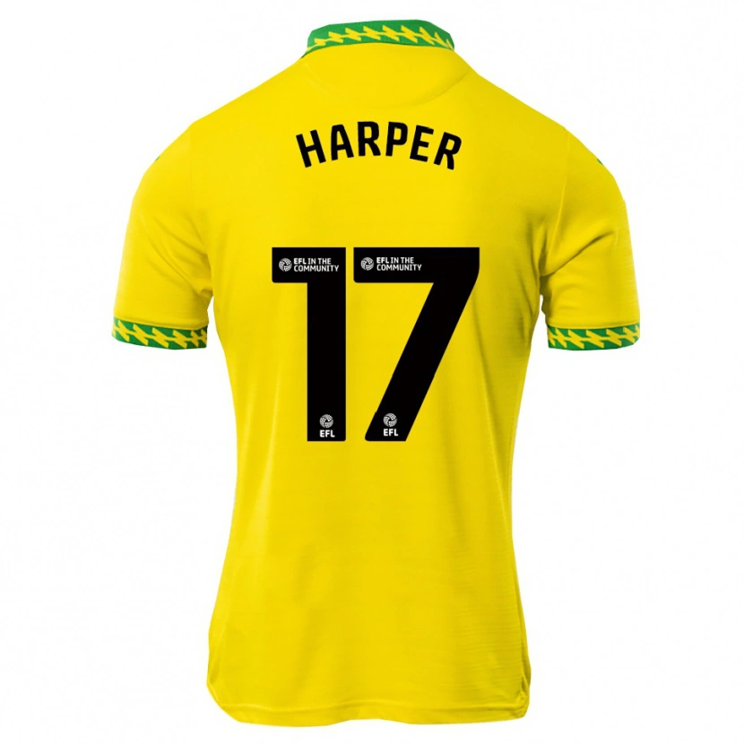 Danxen Herren Jess Harper #17 Weiß Grün Heimtrikot Trikot 2025/26 T-Shirt