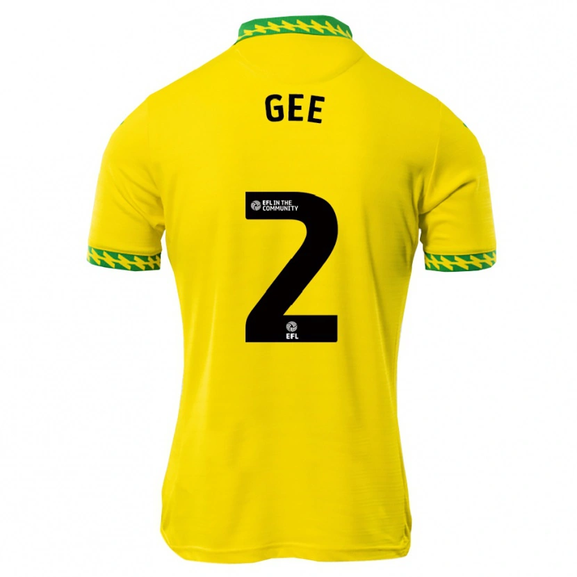 Danxen Herren Billy Gee #2 Weiß Grün Heimtrikot Trikot 2025/26 T-Shirt