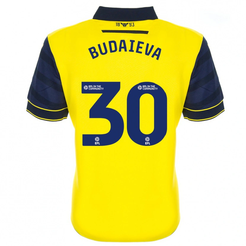 Danxen Herren Vitallia Budaieva #30 Gelb Marine Heimtrikot Trikot 2025/26 T-Shirt