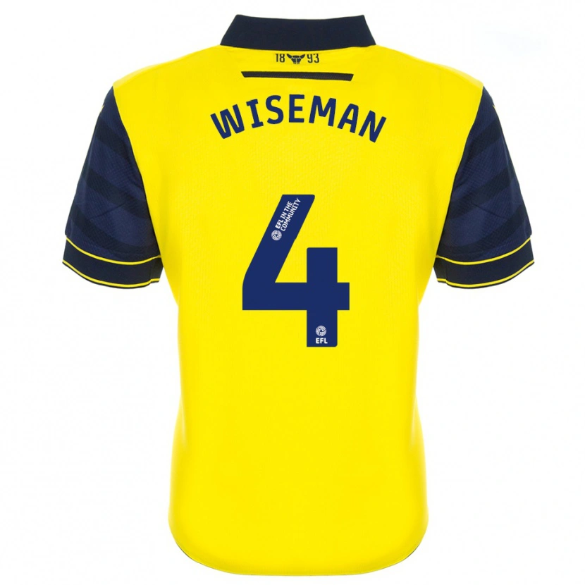 Danxen Herren Kate Wiseman #4 Gelb Marine Heimtrikot Trikot 2025/26 T-Shirt