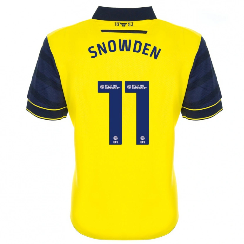 Danxen Herren Leo Snowden #11 Gelb Marine Heimtrikot Trikot 2025/26 T-Shirt