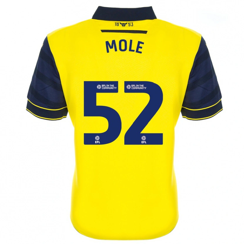 Danxen Herren Harrison Mole #52 Gelb Marine Heimtrikot Trikot 2025/26 T-Shirt