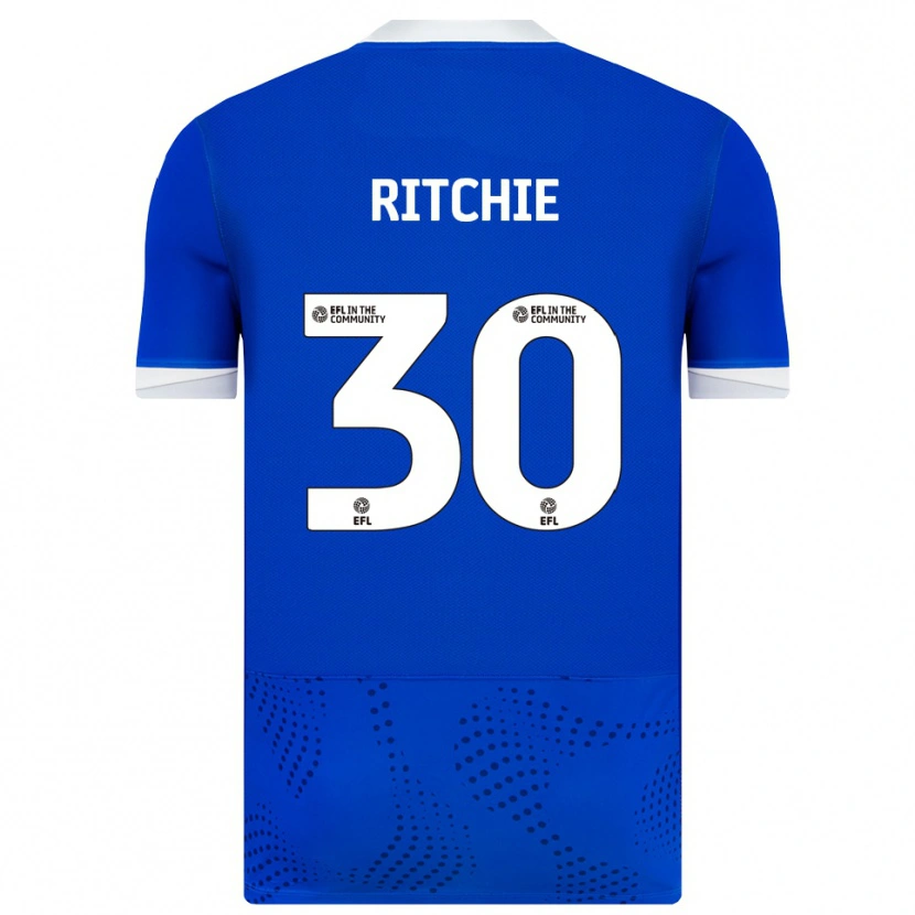 Danxen Herren Matt Ritchie #30 Blau Weiß Heimtrikot Trikot 2025/26 T-Shirt