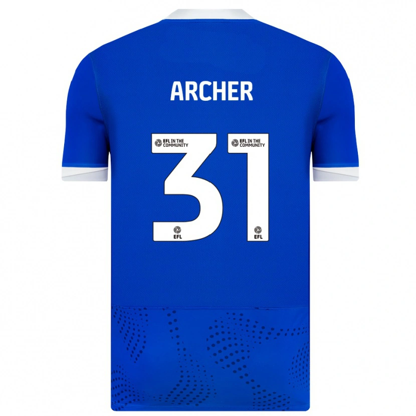 Danxen Herren Jordan Archer #31 Blau Weiß Heimtrikot Trikot 2025/26 T-Shirt