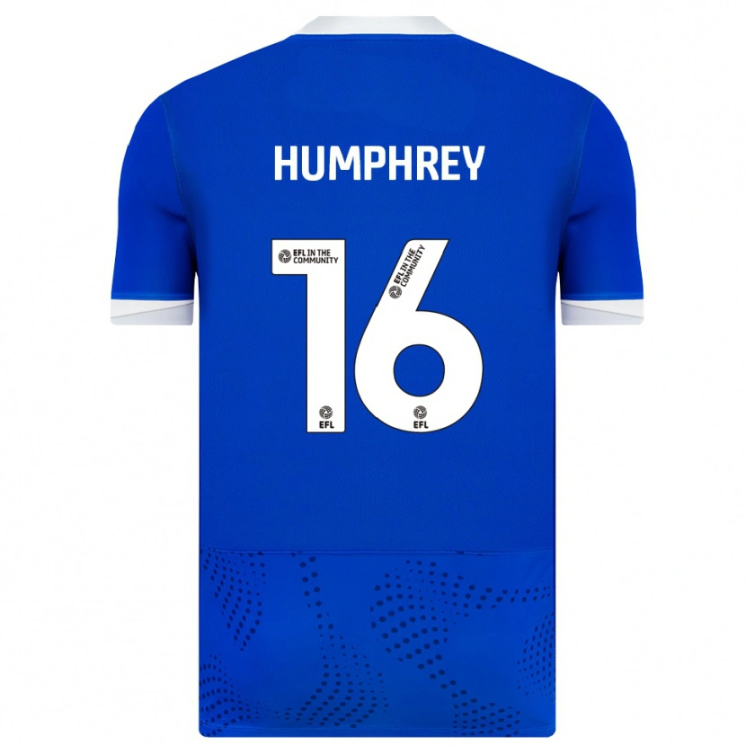 Danxen Herren Ella Humphrey #16 Blau Weiß Heimtrikot Trikot 2025/26 T-Shirt